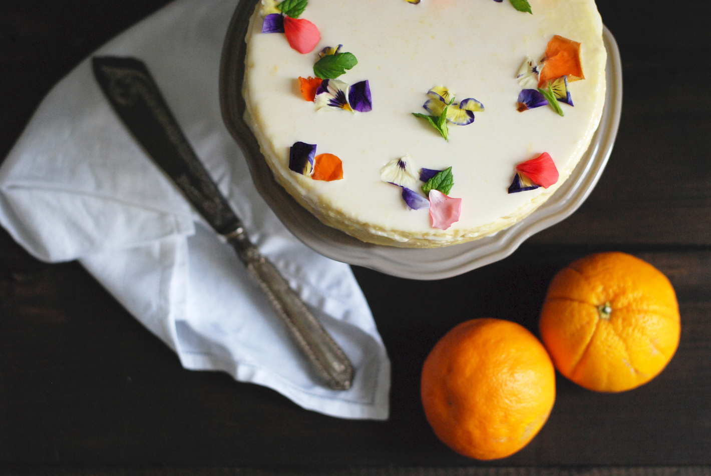 japanese cotton cheesecake all'arancia