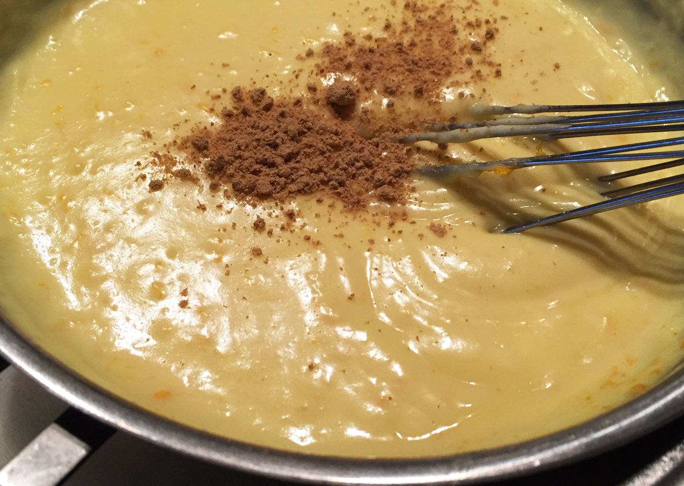 japanese cotton cheesecake all'arancia