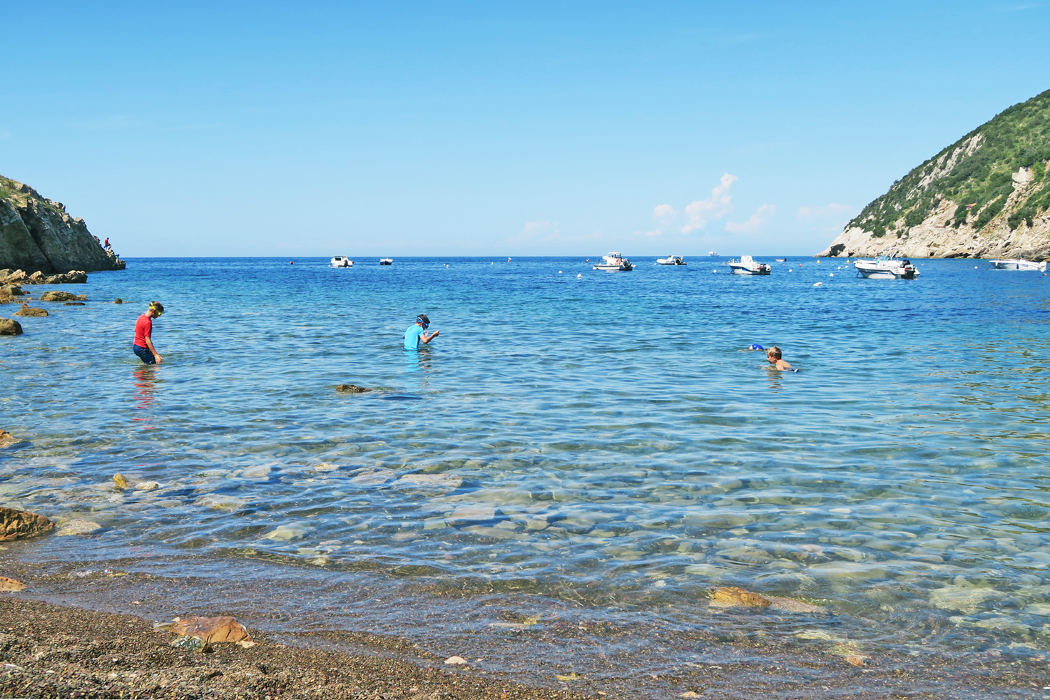 in vacanza con la mamma all'isola d'elba